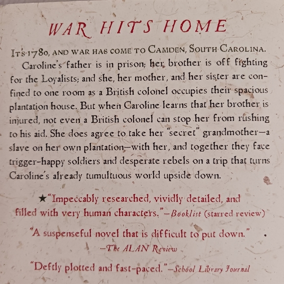 "Cast Two Shadows: The American Revolution In The South" Ann Rinaldi, Historical - Picture 4 of 10